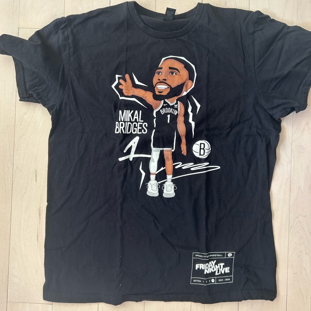 Brooklyn Nets Mikal Bridges tshirt